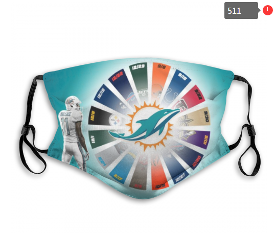 NFL Miami Dolphins #6 Dust mask with filter